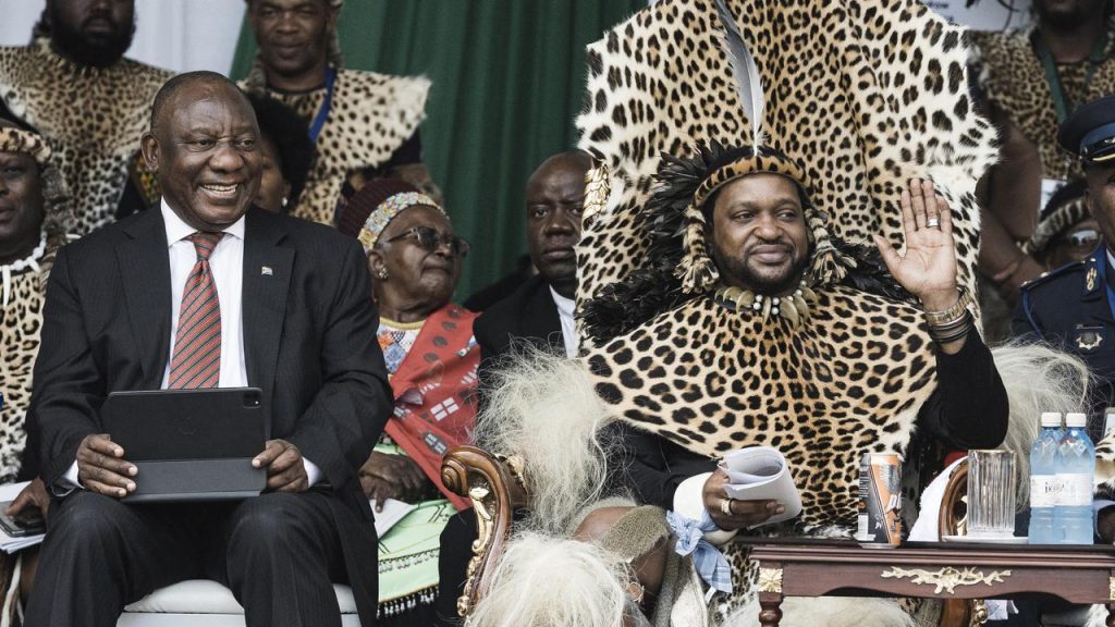 The first Zulu king was officially crowned in South Africa in more than fifty years |  noticeable