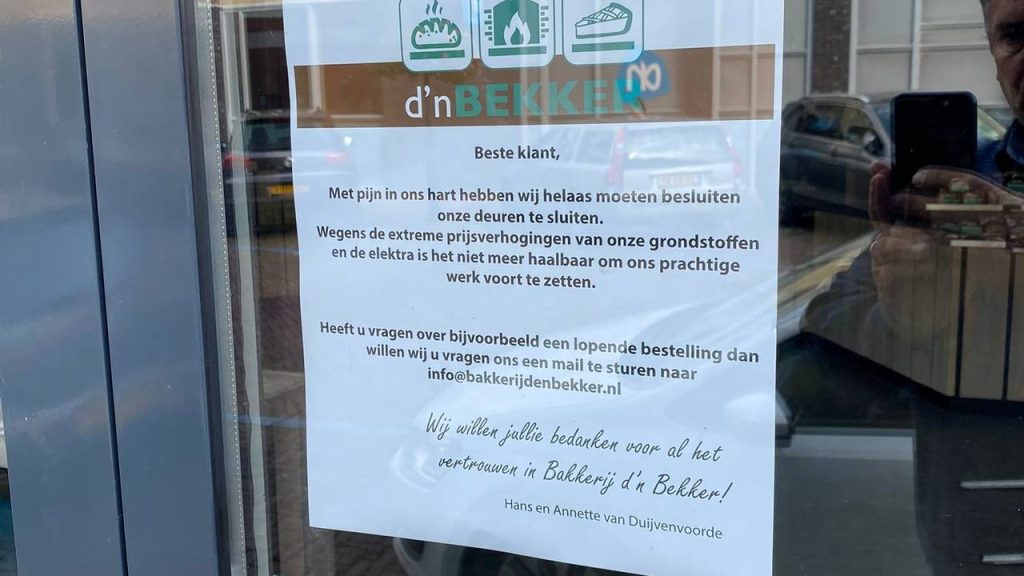 Big bakery bankrupt due to high energy prices, 48 ​​street workers