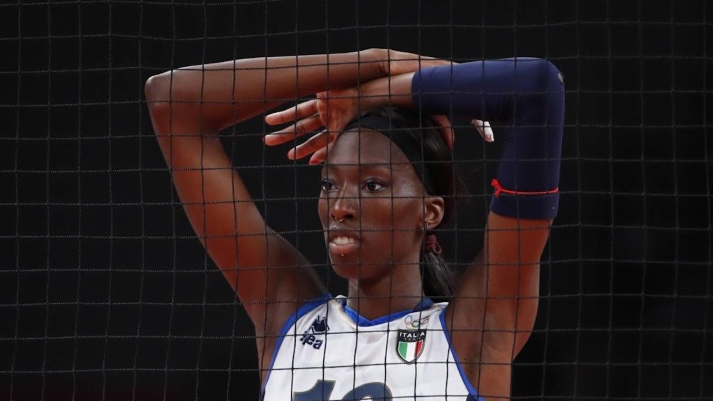 The volleyball star wants to leave the Italian national team because of racism
