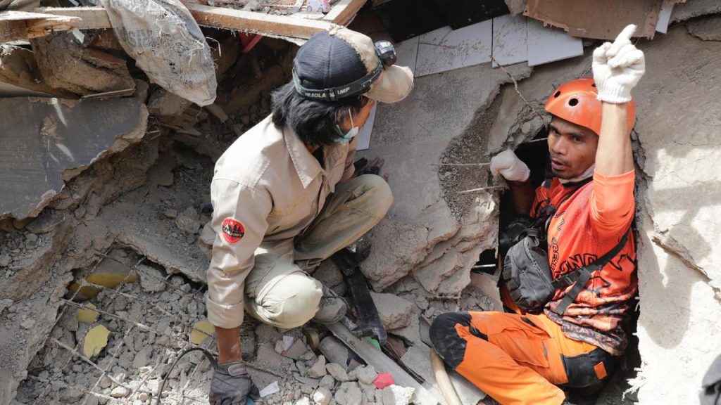 A 5-year-old boy was rescued from under the rubble two days after the earthquake that struck Java Island  Abroad