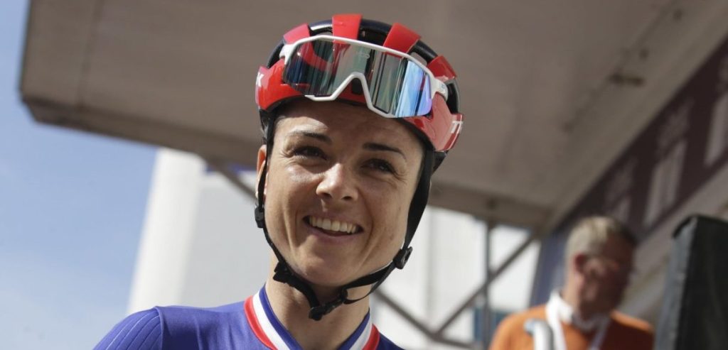 Audrey Cordon Ragot is back on the bike after two months of a stroke