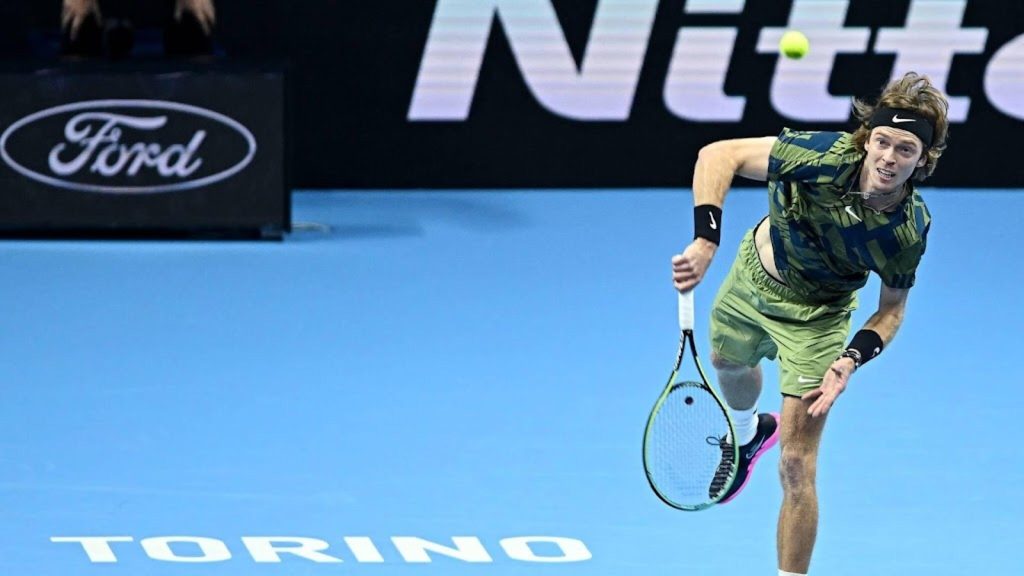 Tennis player Rublev beats compatriot Medvedev in the ATP finals