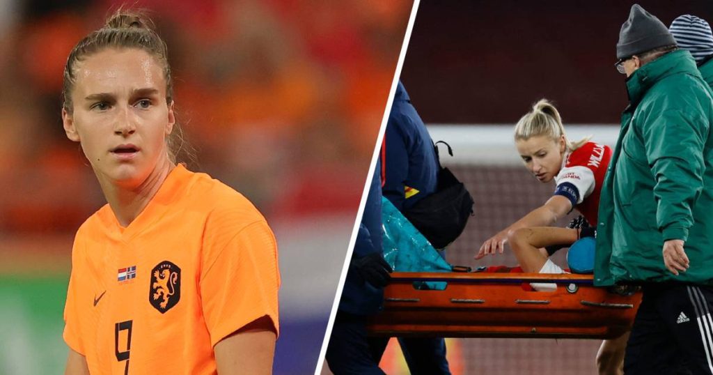 Vivian Miedema finishes the World Cup after tore her cruciate ligament: "I knew it right away" |  Dutch football