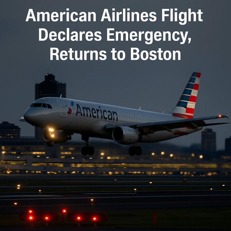 American Airlines Flight Declares Emergency, Returns to Boston