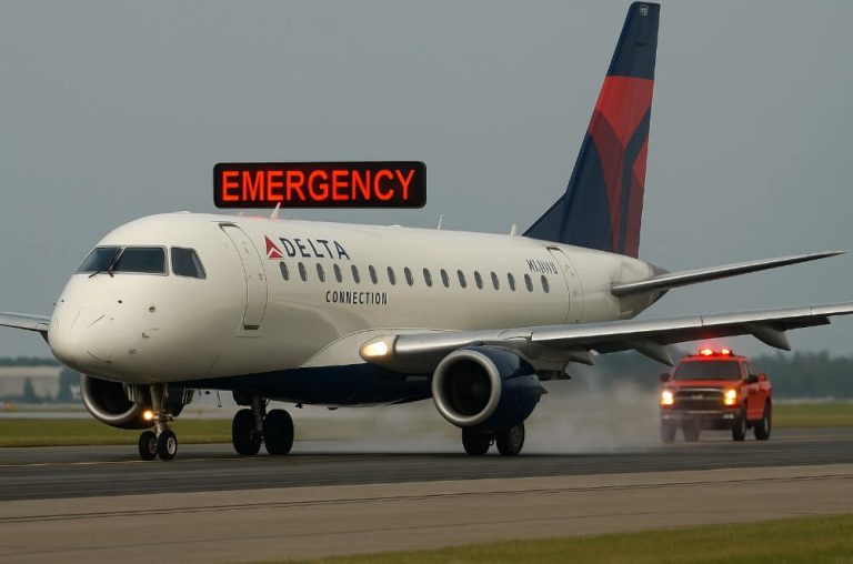 Delta Connection Jet Declares Emergency at Raleigh-Durham After Smoke Smell in Cockpit