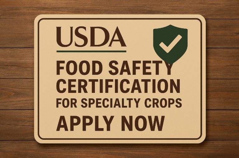 USDA Expands Food Safety Certification Assistance to Medium-Sized Specialty Crop Growers