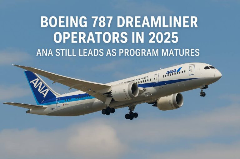 Boeing 787 Dreamliner Operators in 2025: ANA Still Leads as Program Matures