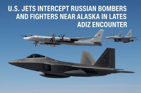 U.S. Jets Intercept Russian Bombers and Fighters Near Alaska in Latest