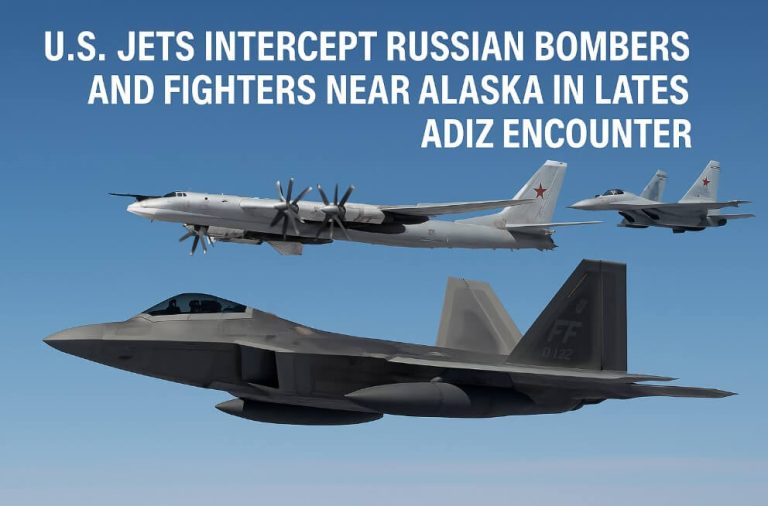 U.S. Jets Intercept Russian Bombers and Fighters Near Alaska in Latest ADIZ Encounter U.S. Jets Intercept Russian Bombers and Fighters Near Alaska in Latest ADIZ Encounter
