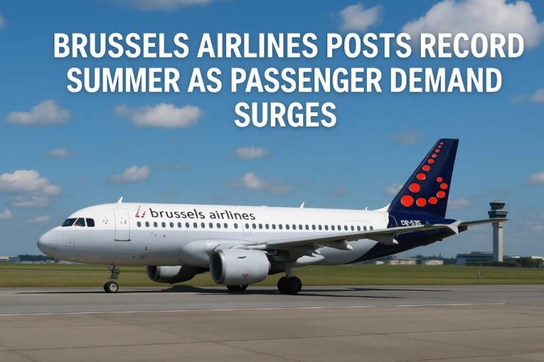 Brussels Airlines Posts Record Summer as Passenger Demand Surges