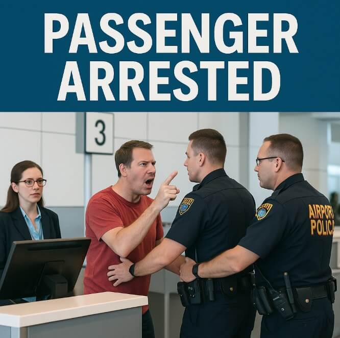 Passenger Arrested at Las Vegas Airport After Refusing Allegiant Air’s Boarding Pass Fee Passenger Arrested at Las Vegas Airport After Refusing Allegiant Air’s Boarding Pass Fee