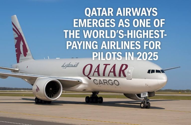 Qatar Airways Emerges as One of the World’s Highest-Paying Airlines for Pilots in 2025