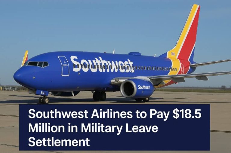 Southwest Airlines to Pay .5 Million in Military Leave Settlement