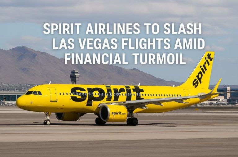 Spirit Airlines to Slash Las Vegas Flights Amid Financial Turmoil