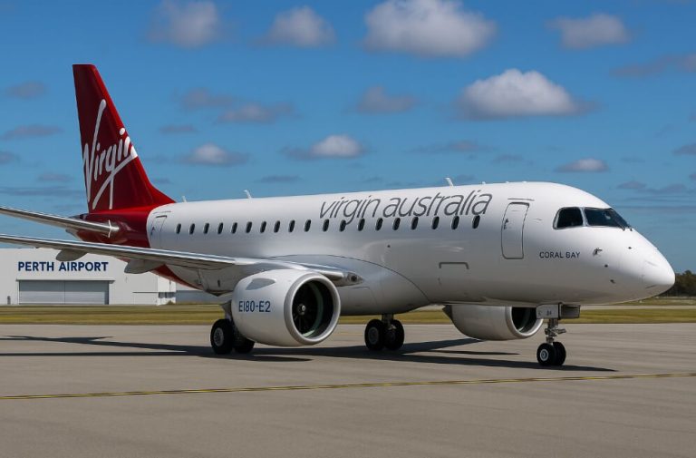 Virgin Australia Brings First E190-E2 Jet to Perth, Marking Fleet Renewal Milestone