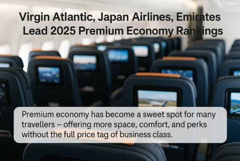 Virgin Atlantic, Japan Airlines, Emirates Lead 2025 Premium Economy Rankings