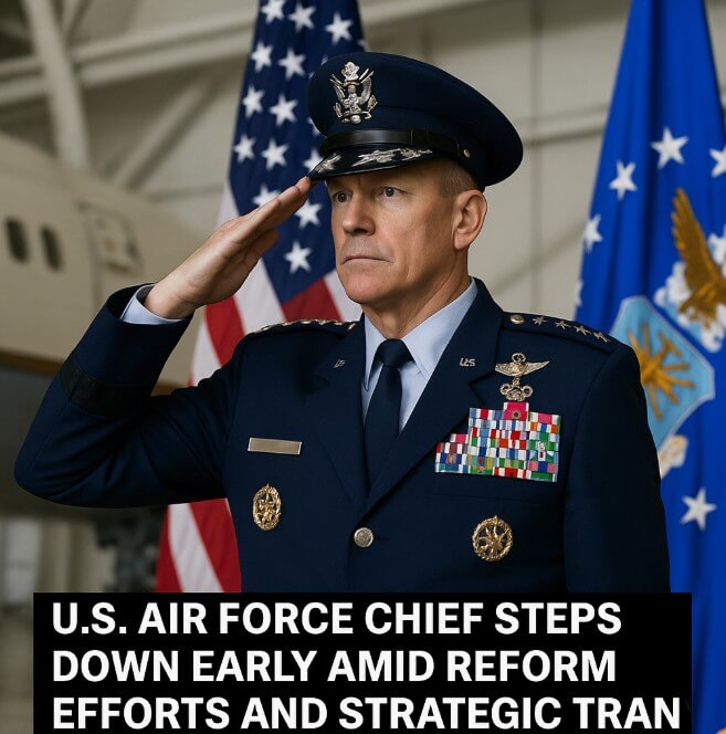 U.S. Air Force Chief Steps Down Early Amid Reform Efforts and Strategic Transition U.S. Air Force Chief Steps Down Early Amid Reform Efforts and Strategic Transition