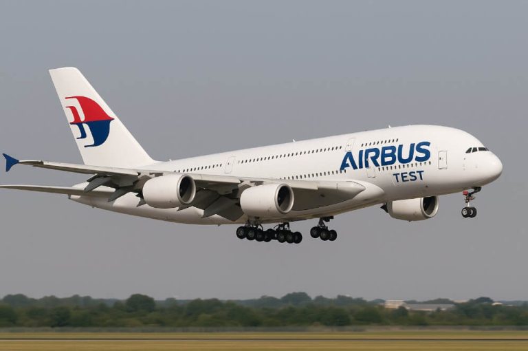Former Malaysia Airlines A380 Returns to the Skies for New Life as Airbus Test Aircraft