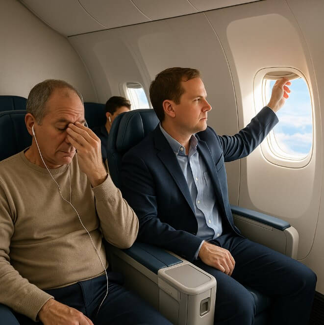 Delta Passenger Disrupts Business Class on Transatlantic Flight, Raising Etiquette Questions Delta Passenger Disrupts Business Class on Transatlantic Flight, Raising Etiquette Questions