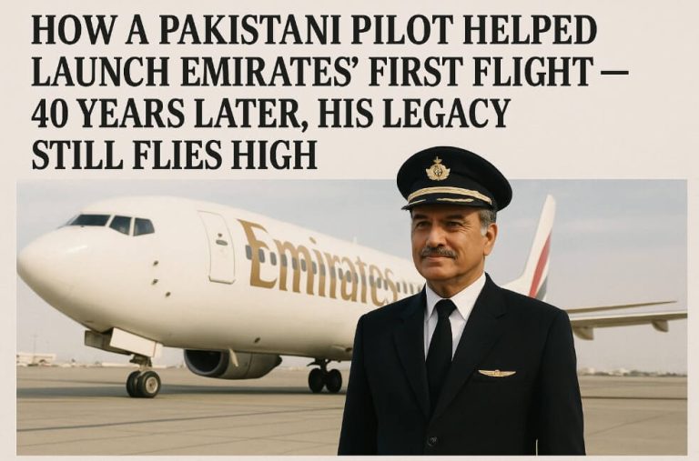 How a Pakistani Pilot Helped Launch Emirates’ First Flight — 40 Years Later, His Legacy Still Flies High