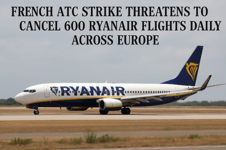 French ATC Strike Threatens to Cancel 600 Ryanair Flights Daily Across Europe