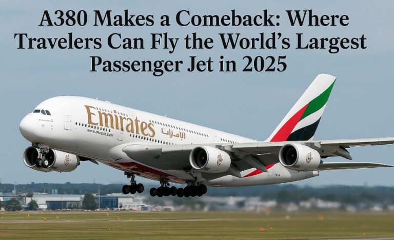A380 Makes a Comeback: Where Travelers Can Fly the World’s Largest Passenger Jet in 2025