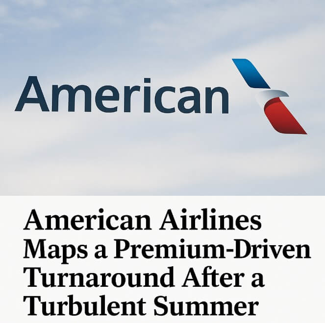 American Airlines Maps a Premium-Driven Turnaround After a Turbulent Summer American Airlines Maps a Premium-Driven Turnaround After a Turbulent Summer