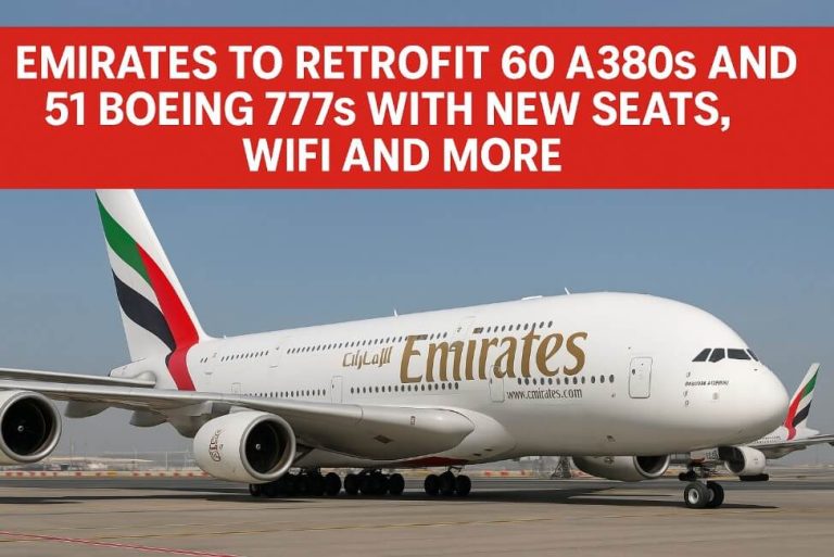 Emirates Pushes Ahead With Major Fleet Retrofit Covering 111 Widebody Aircraft