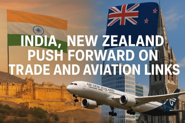 India, New Zealand Push Forward on Trade and Aviation Links