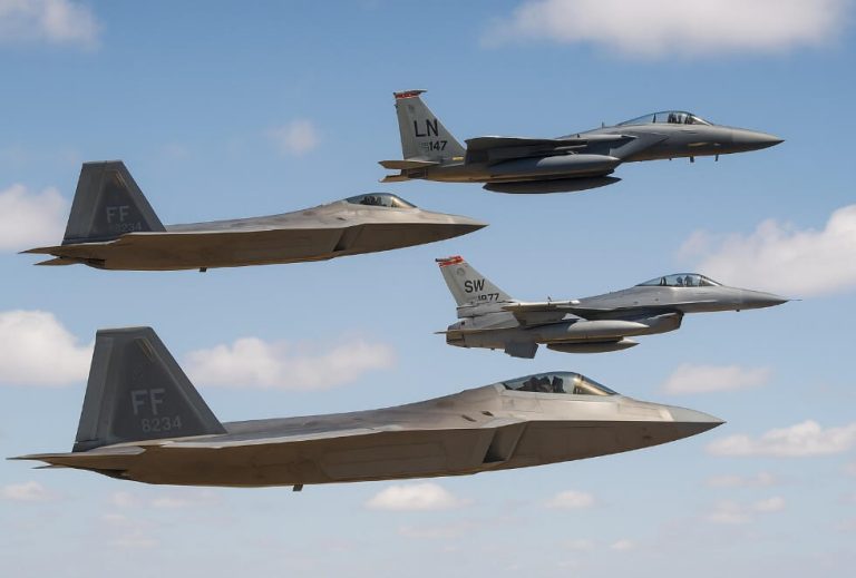 U.S. Air Force Targets 1,558-Fighter Fleet to Sustain Global Readiness