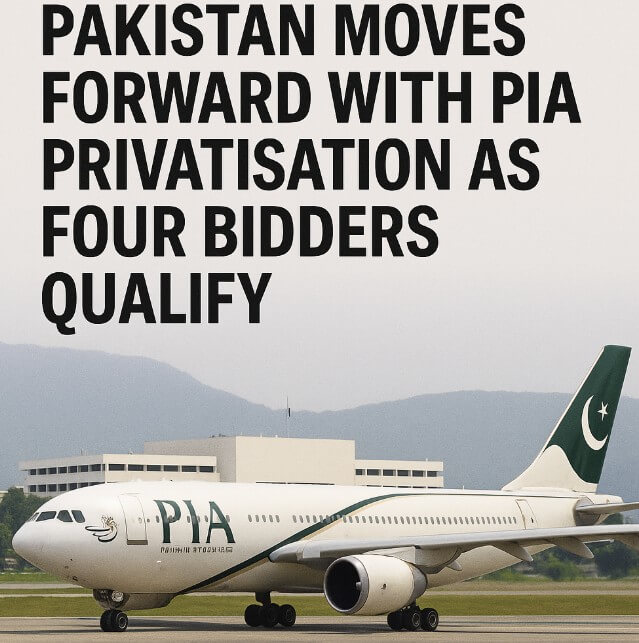 Pakistan Moves Forward With PIA Privatisation as Four Bidders Qualify Pakistan Moves Forward With PIA Privatisation as Four Bidders Qualify