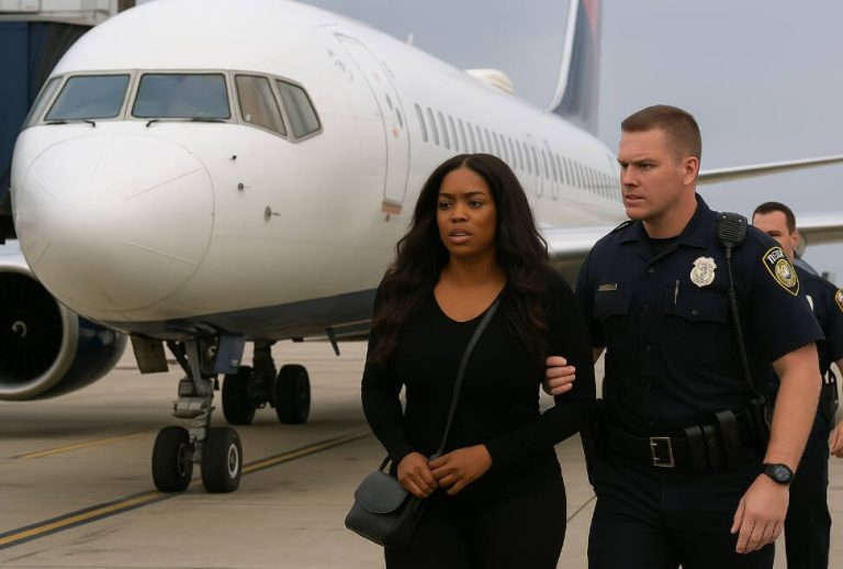 Delta Passenger Porsha Williams Removed by Police from Flight at Atlanta Delta Passenger Porsha Williams Removed by Police from Flight at Atlanta