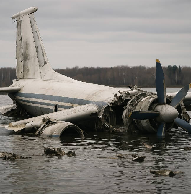 Largest Turboprop Aircraft Crash Highlights Strain on Russia’s Aging Airlift Fleet Largest Turboprop Aircraft Crash Highlights Strain on Russia’s Aging Airlift Fleet