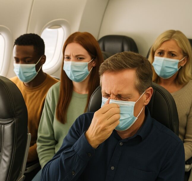 Passenger’s Relentless Gas Turns 5-Hour Flight Into a Flying Biohazard Passenger’s Relentless Gas Turns 5-Hour Flight Into a Flying Biohazard