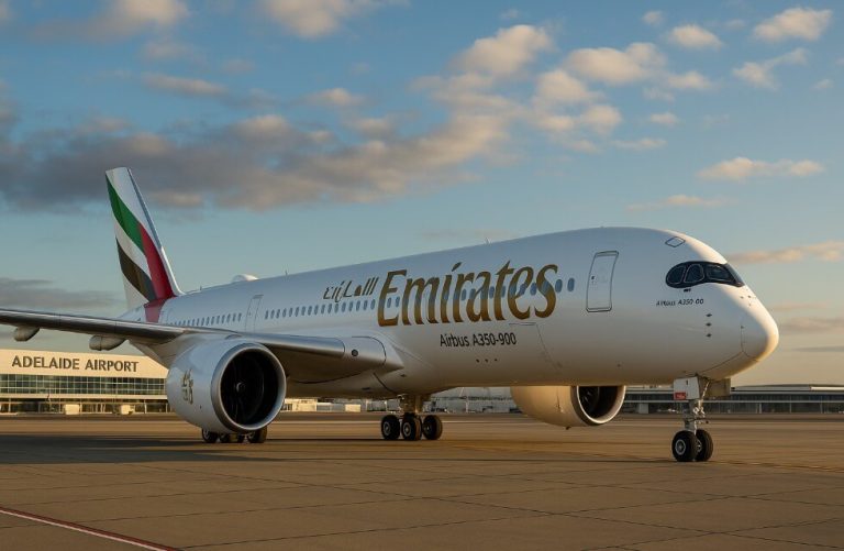 Emirates’ First Long-Range A350 Lands in Adelaide, Marking Major Boost for South Australia’s Tourism Economy Emirates’ First Long-Range A350 Lands in Adelaide, Marking Major Boost for South Australia’s Tourism Economy