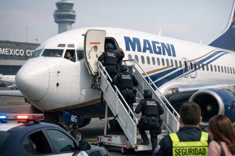 Pilot Wage Dispute Grounds Magnicharters Boeing 737 at Mexico City Airport