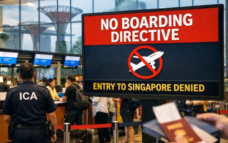 Singapore Tightens Border Controls With New No Boarding Directive