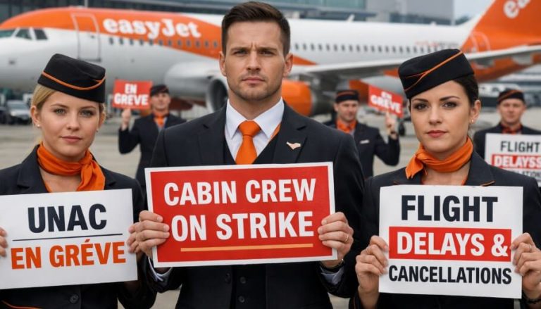 easyJet France Cabin Crew Strike Poised to Disrupt New Year Travel