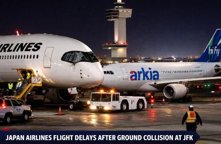 Japan Airlines Faces Widespread Delays After Ground Collision at JFK