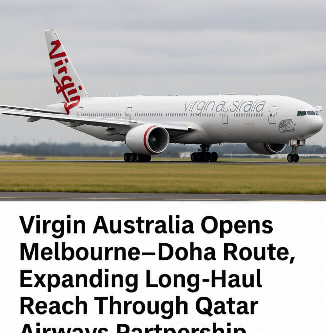 Virgin Australia Opens Melbourne–Doha Route, Expanding Long-Haul Reach Through Qatar Airways Partnership Virgin Australia Opens Melbourne–Doha Route, Expanding Long-Haul Reach Through Qatar Airways Partnership