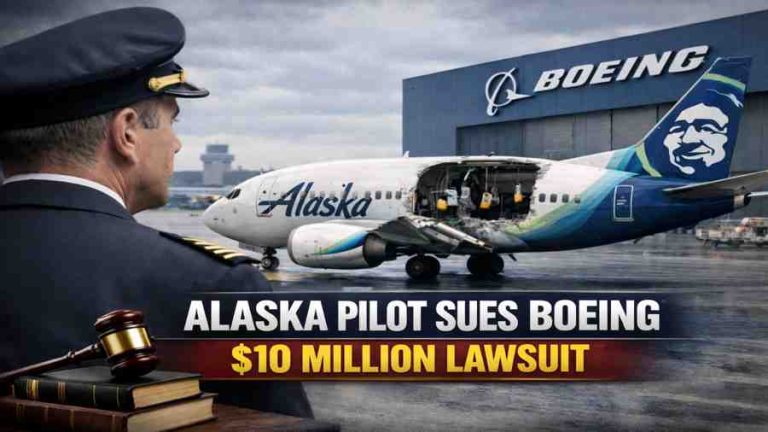 Alaska Airlines Pilot Files  Million Lawsuit Against Boeing After 737 MAX 9 Incident