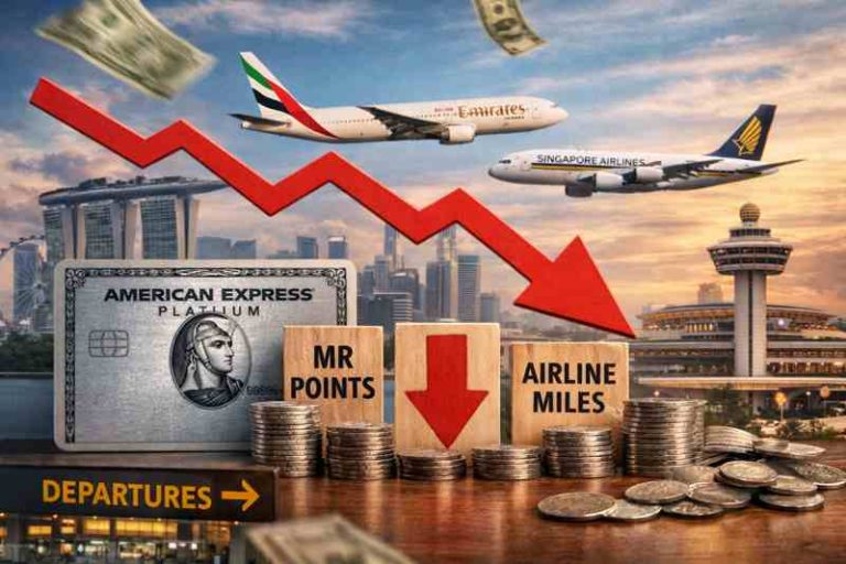 American Express Singapore Slashes Airline Transfer Value in Major Points Devaluation