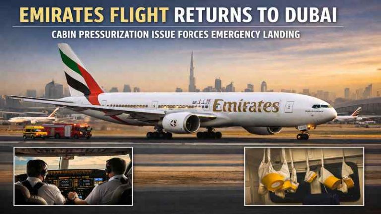 Emirates Cairo-Bound Flight Makes Emergency Return to Dubai After Pressurization Issue