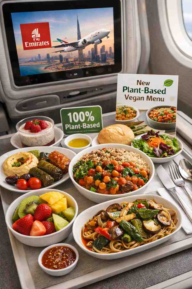 Emirates Shifts Vegan Inflight Dining Toward Whole Foods, Dropping Fake Meat Alternatives Emirates Shifts Vegan Inflight Dining Toward Whole Foods, Dropping Fake Meat Alternatives