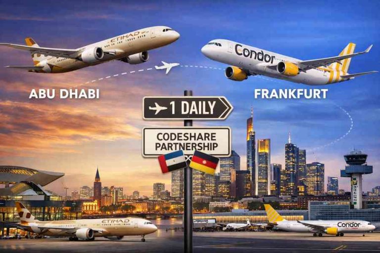 Etihad to Cut Abu Dhabi–Frankfurt Flying to One Daily Flight for Summer 2026, With Condor Filling Capacity