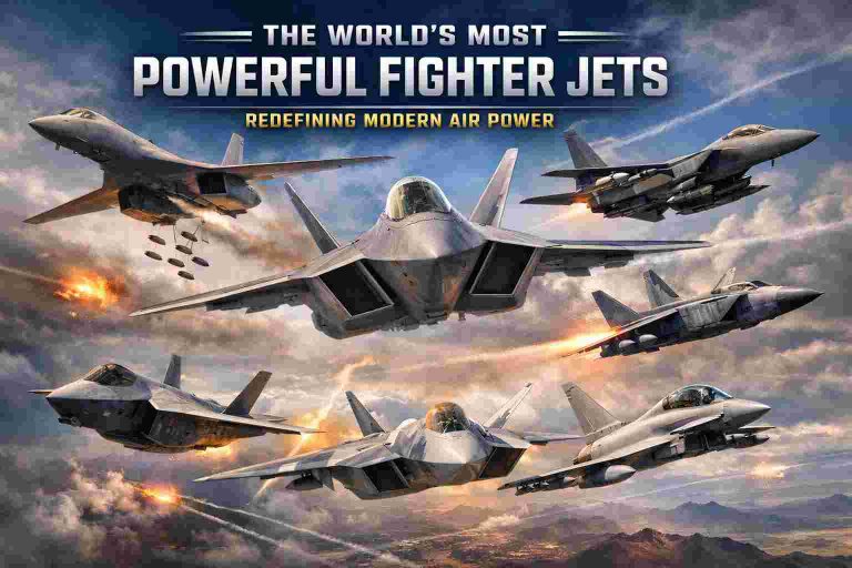 The World’s Most Powerful Fighter Jets Redefining Modern Air Power