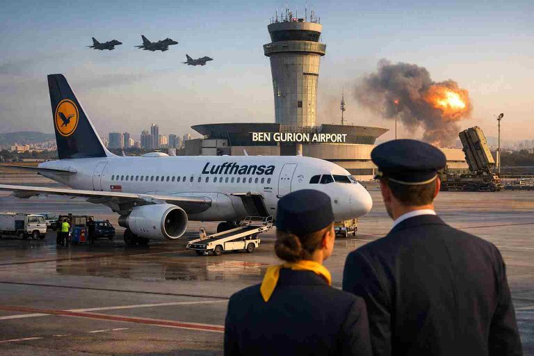 Lufthansa Draws a Line on Night Flights to Tel Aviv as Security Risks Rise
