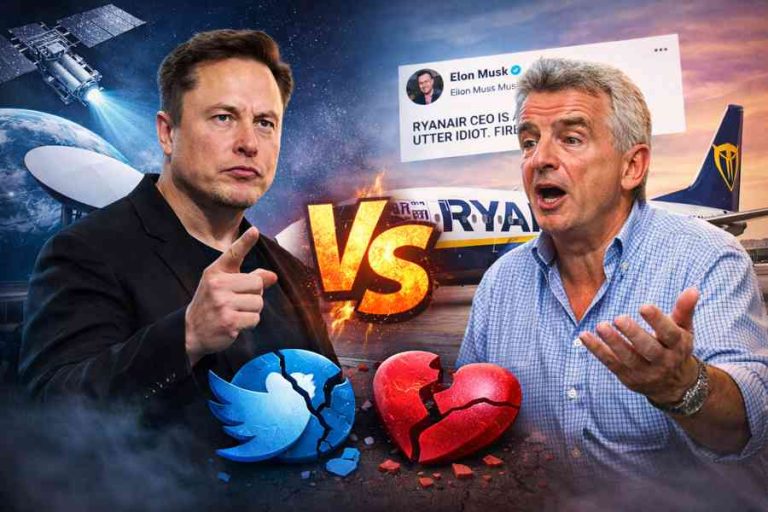 Richest Man in the World Takes Aim at Ryanair as Starlink Dispute Explodes Into Public War