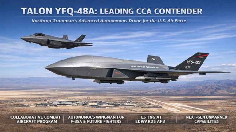 Largest Air Force in the World Selects New Talon YFQ-48A as Leading CCA Contender