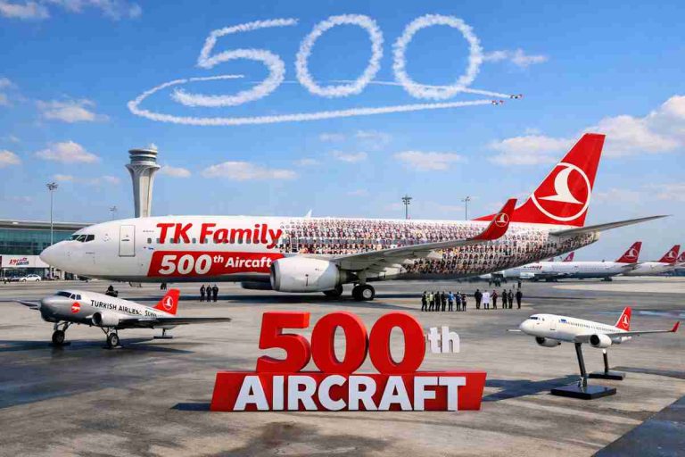Turkish Airlines Adds 500th Aircraft, Signals Next Phase of Global Expansion